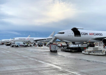 CMA CGM Air Cargo a été créée en 2021 et a lancéses opérations avec quatre A330F. La compagnie cargo en exploite encore un aujourd'hui, ainsi que trois 777F. © CMA CGM Groupe