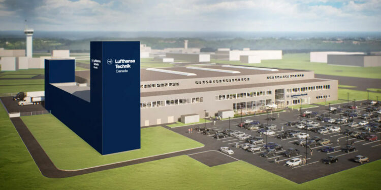 MRO : Lufthansa Technik lance la construction de son futur centre de maintenance moteurs de Calgary