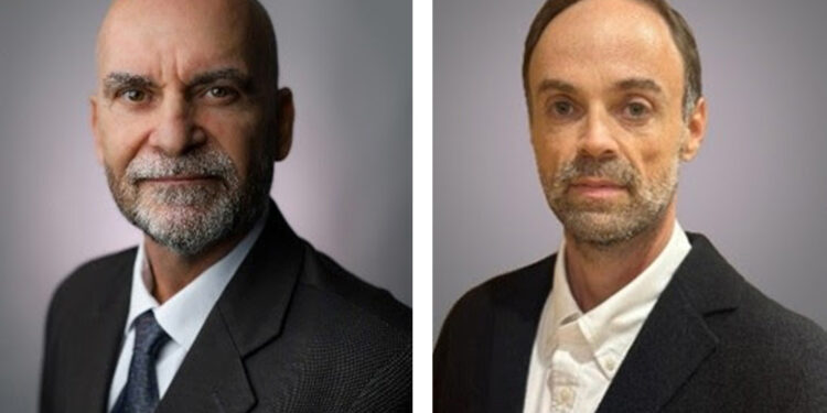 Paulo Cesar Olenscki, directeur exécutif de Daher Aircarft au Brésil, et Rodrigo Cendon, directeur des relations clients. © Daher