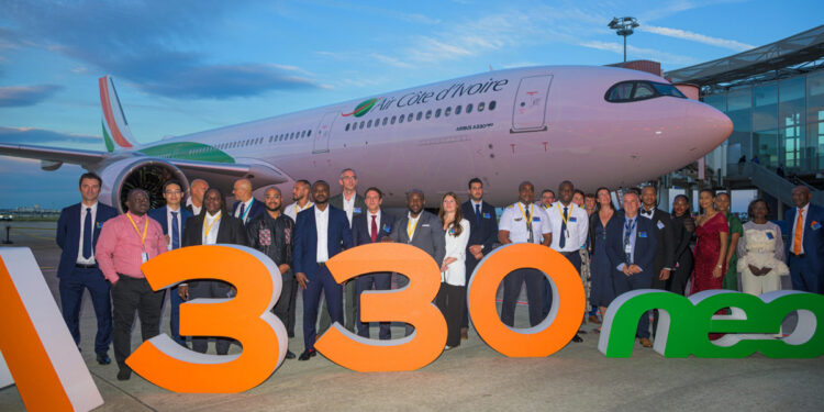 Air Côte d’Ivoire avait réceptionné son premier A330-900 le 4 septembre. Photo Air Côte d’Ivoire
